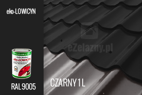 Farba na dach Eko-Lowicyn czarna półmat 1 litr eko-lowicyn-farba-na-dach-kolor-czarny-polmat-1-litr