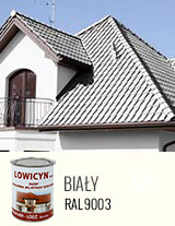 LOWICYN BIAŁY MAT 0,8L – RAL9003