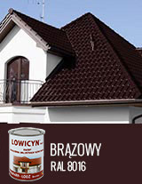 LOWICYN BRĄZOWY MAT 0,8L – RAL8016