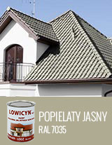 LOWICYN POPIELATY JASNY MAT 0,8L – RAL7035