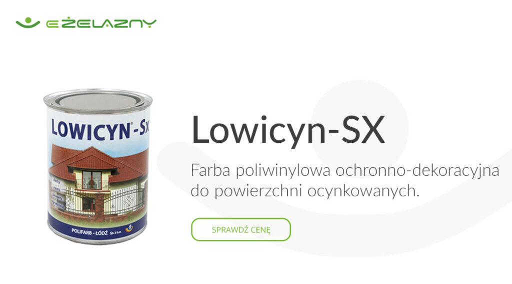 Farby na dach ocynkowany Lowicyn-sx połysk